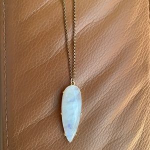 Leah Alexandra Moonstone Prism Necklace